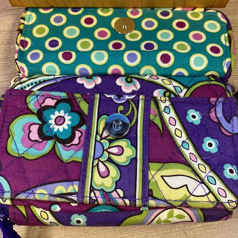Vera Bradley quilted cotton wallet - Picture 8 of 16
